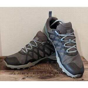 Merrell Siren 3 GTX Hiking Shoes Womens 10 Blue Smoke Gorp Outdoor Granola Girl